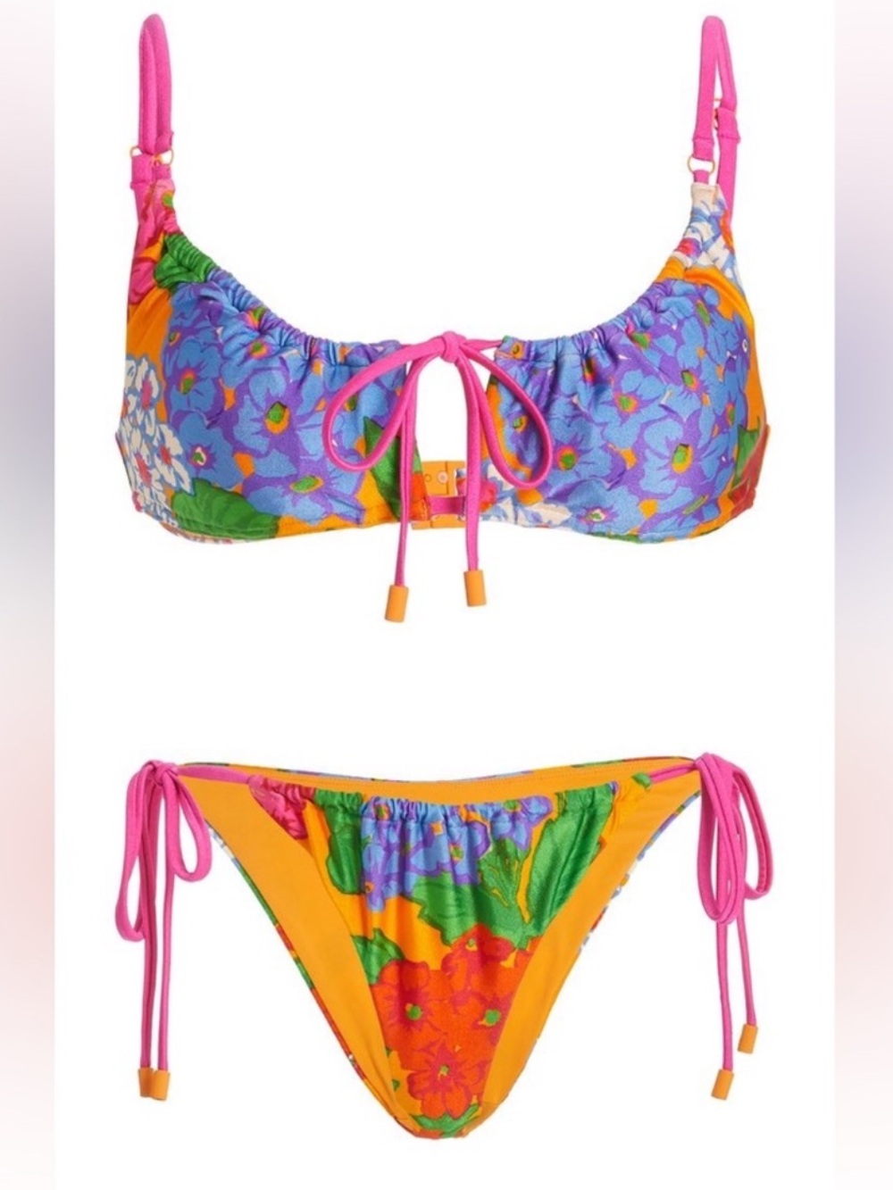 Zimmermann Riders Draw Cord Bikini
Mango Floral
